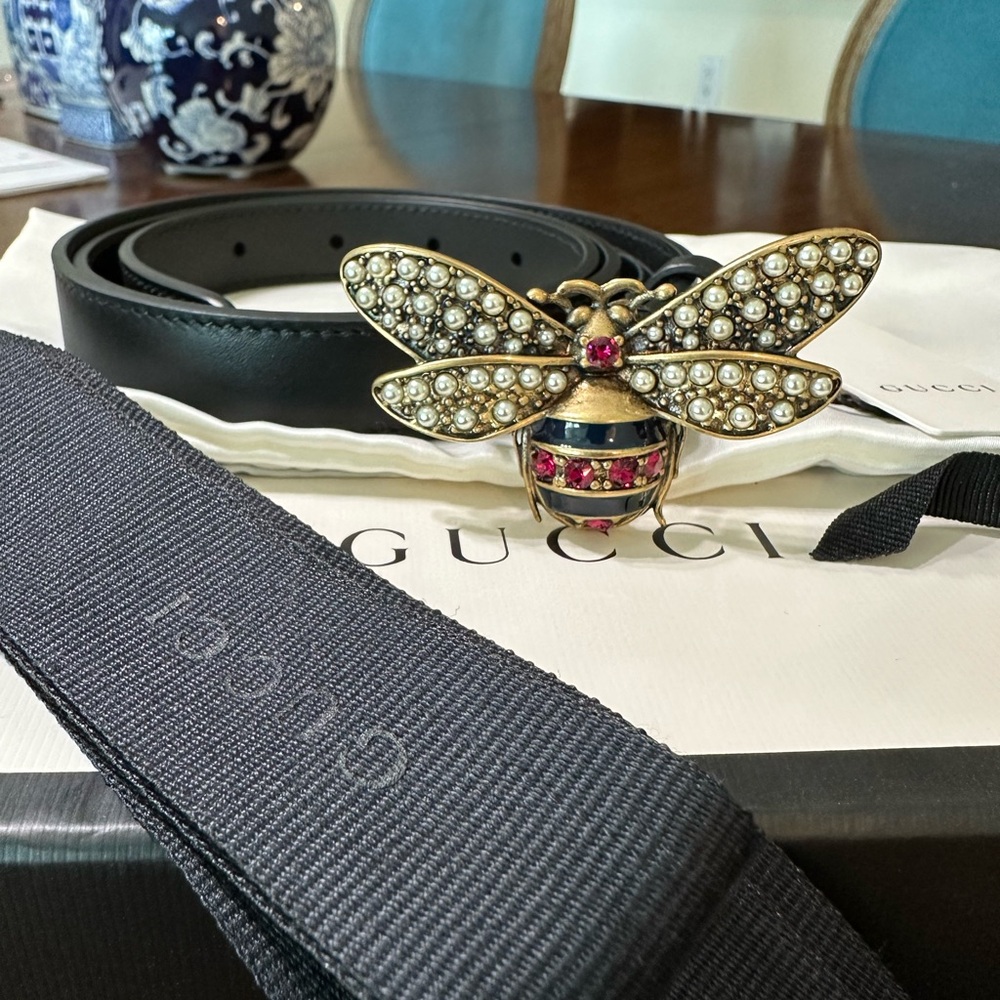 Gucci Queen Margaret “Bee” Belt